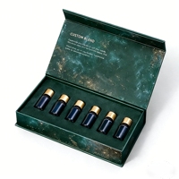 Boîte à flacons de peptides en papier kraft de haute qualité, emballage cadeau magnétique pour flacons de 3 ml et 10 ml