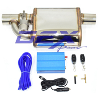 DEX Silencieux à Soupape de Haute Qualité pour Voiture Kit de Silencieux Valvetronic Universel 2/2.5/3 Pouces Acier Inoxydable Soupape à Vide d'Échappement