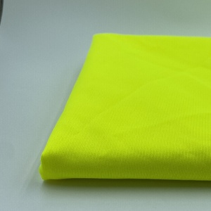 120gsm ánh sáng cao phản chiếu Warp dệt kim huỳnh quang màu vàng huỳnh quang cam vải an toàn vest vải - Product Image 4