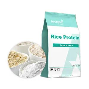 Pirinç kepeği proteini 80% 85% hidrolize krem çin kahverengi hidrolize toz pirinç proteini