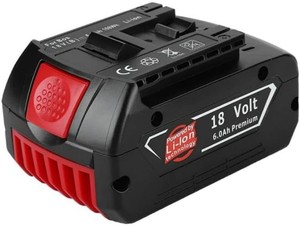 Batterie au lithium de remplacement <span class=keywords><strong>18V</strong></span> pour outils électriques <span class=keywords><strong>Bosch</strong></span>, batterie BAT618 BAT619 BAT610 BAT609 BAT612 BAT622 <span class=keywords><strong>18V</strong></span> 20V Li-ion - Product Image 1