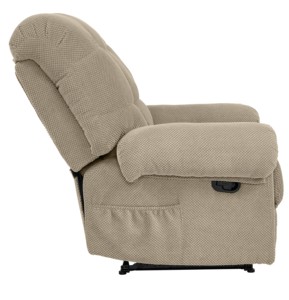 Modern Camel Recliner <b>Chair</b> Overstuffed Armchair Manual Recliner Massage Living Room Seating Reading <b>Chair</b> <b>Padded</b> Footrest - Product Image 6