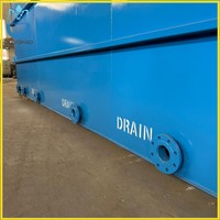 Planta de Tratamiento de Aguas Residuales Integrada en Contenedor de 100m³/D con MBR y MBBR para Mataderos y Fábricas de Procesamiento de Carne