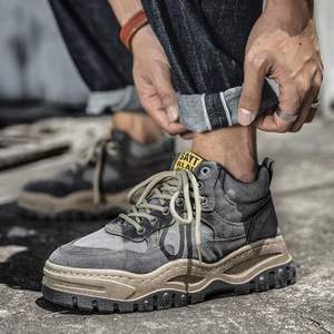 Venta al por Mayor de Botas de Tobillo Deportivas Retro Británicas Nuevas para Hombre, Forro de Malla de Cuero de Alta Calidad, Zapatos Cómodos de Moda - Product Image 4