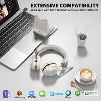Nouveautés : Casque sans fil ENC à réduction de bruit pour le bureau, le gaming, les DJ et les voyages, autonomie de 15 à 20h