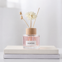 Bouteille diffuseur de parfum en verre vide cylindrique 150ml 200ml, emballage personnalisé avec étiquette