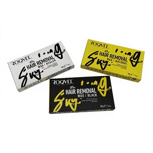 แว็กซ์กำจัดขน ROQVEL Bio Sugar 500 กรัม ส่วนผสมสมุนไพรธรรมชาติสีดำอะซูเลน ป้องกันการแพ้ ใช้สำหรับผู้ชาย ใช้กับเครื่องกำจัดขนแบบแมนนวล - Product Image 1