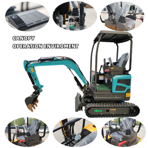 CE EPA Motor FRETE GRÁTIS 1.5 Ton Escavadeira Compacta Mini Digger Escavadeira De Esteira Hidráulica Preços para Venda - Product Image 5
