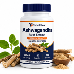 Suplemento Herbal OEM, Suplementos de Ashwagandha, Cápsulas de Ashwagandha, Suplemento Energético Herbal, Cápsulas de Extracto de Raíz de Ashwagandha - Product Image 1
