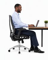 Chaise de bureau ergonomique bon marché en maille pour bureau d'ordinateur