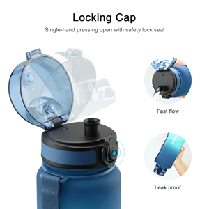 Vaisselle en plastique Tritan pour les voyages, le camping, ouverture à un clic, résistante à l'eau bouillante, pour la maison, l'école, le bureau, le <span class=keywords><strong>sport</strong></span>, la <span class=keywords><strong>salle</strong></span> <span class=keywords><strong>de</strong></span> <span class=keywords><strong>sport</strong></span>, les voyages - Product Image 2