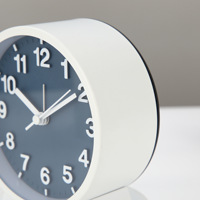 Réveil mécanique vintage à double cloche en métal, horloge de bureau rétro avec fonction snooze et fenêtre de visualisation de l'heure nocturne pour chambre et bureau, fabrication OEM