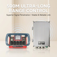 Control Remoto Inalámbrico Premium BODI NM-032 de Metal y Plástico, AC/DC 12-24V, 5 Botones, Una Velocidad, Impermeable, con Pantalla LED Digital, 500m