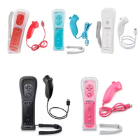 Manette de jeu 2 en 1 originale OEM Motion Plus pour Nintendo Wii U Remote Nunchuck Gaming Joypad Joystick Controller