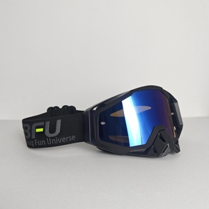 Masque de motocross personnalisé pour moto tout-terrain, protection UV, anti-poussière, léger, verres interchangeables, <span class=keywords><strong>cadre</strong></span> en PC pour l'extérieur - Product Image 3