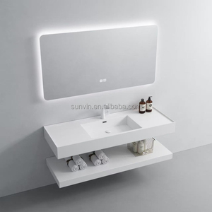 Gabinete <span class=keywords><strong>de</strong></span> resina para <span class=keywords><strong>colgar</strong></span> en la pared <span class=keywords><strong>de</strong></span> diseño popular con espejo inteligente <span class=keywords><strong>de</strong></span> lavabo <span class=keywords><strong>de</strong></span> <span class=keywords><strong>baño</strong></span> para proyecto <span class=keywords><strong>de</strong></span> hotel - Product Image 3