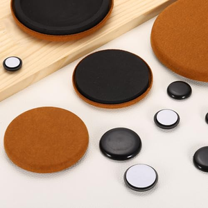 Deslizadores de Fieltro para Muebles en Pisos Alfombrados - Protectores de Muebles Reutilizables de Color Marrón con Diseño Único y Protección Resistente para Superficies Duras - Product Image 4