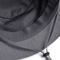 Chapeau Bob en Polyester Imperméable avec Logo Personnalisé, Protection UV, Portable, Unisexe, pour la Pêche, le Club, le Magasin, Usage Quotidien Décontracté
