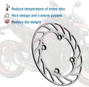 Factory Motos 250mm trasero Disco De Freno Rotor disco motocicleta freno disco para Kawasaki Z900 <span class=keywords><strong>Z800</strong></span> Z1000 Ninja ZX14R ZZR1400 Z750 - Product Image 3