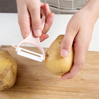 Outil multifonctionnel pour fruits et légumes Rabot en céramique en acier inoxydable Éplucheur de pommes de terre Coupe-concombres Accessoires de cuisine