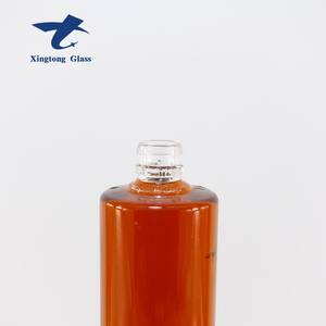 700ml Bouteille en verre vide transparente pour vodka liqueur Gin Rhum Tequila Whisky Brandy Spirit avec bouchon Guala - Product Image 3