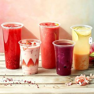 Offre Spéciale – Gobelets Personnalisables en PP et PET Recyclé, 14oz et 16oz, Transparents, Qualité Alimentaire, Impression Numérique, OEM/ODM pour Plats à Emporter - Product Image 1