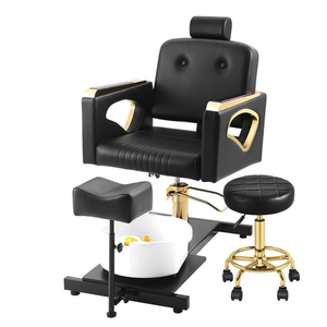 Z Hairdressing Salon Foot-Bath Pedicure Chair New-Style Height-Adjustable Swivel Foldable Multi-Functional <b>Massage</b> Spa <b>Sofa</b> - Product Image 1