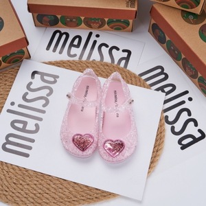 <span class=keywords><strong>Sandales</strong></span> d'été HZBC pour filles, modèle Princesse <span class=keywords><strong>Melissa</strong></span>, avec cristaux, style Elsa, en gelée, pour la plage, fermeture Velcro, semelle extérieure en PVC, pour enfants - Product Image 4