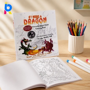 Libro <span class=keywords><strong>de</strong></span> Colorear Educativo para Niños Pequeños, Diseño Personalizado, Cartón Grueso, Sin Derrames <span class=keywords><strong>de</strong></span> Tinta, Cubierta Suave con Estampado en Caliente, Encuadernación Perfecta - Product Image 3
