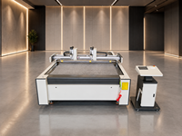 Machine de découpe CNC Forex avec couteau oscillant et outil de fraisage en option