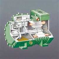 Compresor de Refrigeración Metálico Semihermético de Frecuencia Variable Inteligente RefComp, el Más Vendido, con 20% de Ahorro de Energía, 0.5kW-150kW