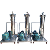 Boîtier de filtre à sac simple en acier inoxydable 304 de qualité sanitaire électro-polie 5 µm pour la filtration des produits chimiques de processus