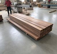 Plancher en bois massif de teck sud-américain Cumaru, revêtement de sol en bois dur pour intérieur et extérieur