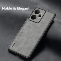 Étui de sensation de peau en cuir rétro de luxe pour Realme 14 Realme14 5G housse souple en Silicone mat antichoc pour Realme 14X 14T