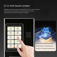 Distributeur automatique de café 24h/24, kiosque à café en libre-service pour aéroport et station de métro, usage commercial, paiement en espèces