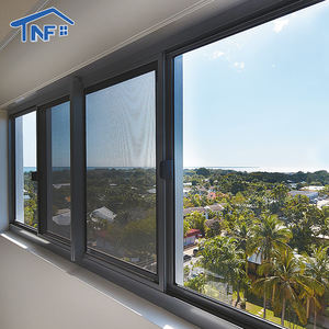 American NFRC, ventanas modernas de aleación de aluminio de lujo con marco de puente <span class=keywords><strong>roto</strong></span>, PUERTAS DE APERTURA Horizontal a prueba de viento de Guangdong, ventanas - Product Image 5