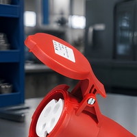 Prise industrielle mâle haute performance CHENF, indice de protection IP67, 16A/32A, pour l'alimentation des équipements marins et industriels