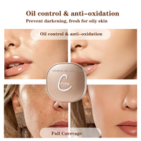 OTVENA Soin de la peau, fond de teint liquide pour le visage, correcteur de maquillage, contrôle du sébum, crème CC blanchissante imperméable