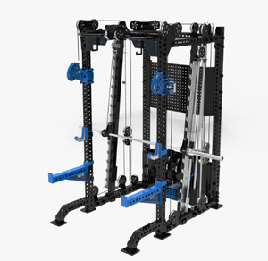 Máquina de fuerza comercial multiusos con carga de placas, de bajo MOQ al por mayor, para sentadillas con máquina hack y prensa de piernas, para piernas y cuerpo completo - Product Image 6