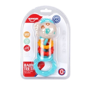 Mềm Teether Silicone Lục Lạc Đồ Chơi Thực Phẩm Đồ Chơi Hươu Cao Cổ Bé Teether Rattle - Product Image 1