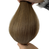 Vente en Gros Soyeux Droite Blonde Vague Italienne 3 cm Bande Régulière Double Extrémité Dessinée Modèle Indien Brut Remy Extensions de Cheveux Humains