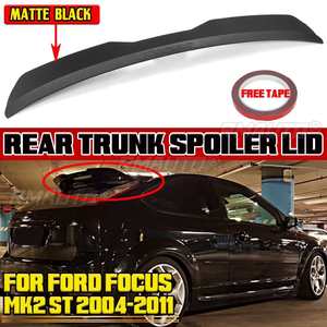 Aileron de toit arrière de voiture aspect fibre de carbone/noir pour FORD FOCUS MK2 ST 2004-2011, becquet de coffre arrière - Product Image 1