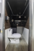2025 toilette extérieure en fibre de verre mobile pot site toilette toilettes portables toilettes et salle de douche sur remorques