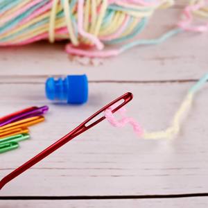 Lida GZ019-1 Lot de 8 Aiguilles à Tapisserie Jumbo à Grandes Mentes, Aiguilles à Fil Tranchantes, Style Simple, Aiguilles à Coudre à la Main en Métal pour le Rembourrage, 7 cm - Product Image 3