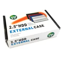 กล่องใส่ฮาร์ดไดรฟ์ภายนอกขนาด2.5 ",กล่องใส่ฮาร์ดไดรฟ์ SATA เป็น USB 2.0ไม่มีเครื่องมือสำหรับฮาร์ดไดรฟ์ภายนอกขนาด2.5นิ้ว SSD และ HDD ขนาด9.5มม. 7มม.