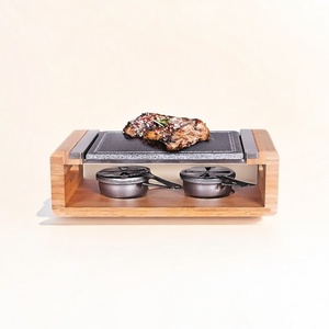 Plaque de cuisson à alcool en pierre naturelle, écologique et durable, pour grillades de steaks, avec dispositif de sécurité flamme et commande tactile - Product Image 6