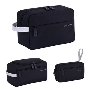 Nouvelle Trousse de Toilette <span class=keywords><strong>Homme</strong></span> Légère et Portable avec Fermeture Éclair, Grande Capacité, Multifonction, pour Voyage et <span class=keywords><strong>Sac</strong></span> à Dos - Product Image 1