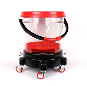 Seau de lavage auto transparent ultra-clair en plastique 18L - Product Image 2