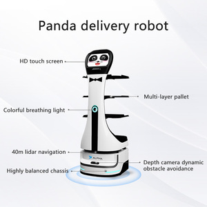<span class=keywords><strong>Robot</strong></span> d'assistance hôtelière IA, <span class=keywords><strong>robot</strong></span> autonome pour la livraison de nourriture, la réception, <span class=keywords><strong>robot</strong></span> multifonctionnel, charge utile de 20 kg, LDS Slam+VSLAM - Product Image 4