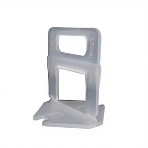 Clips de nivellement de carreaux réutilisables transparents Thien Quang Smart Tools en plastique PP, auto-adhésifs, pour nivellement industriel des carreaux - Product Image 1